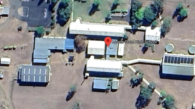 Monto State High School (aerial) is the fasted growing school in the Central and North Burnett in 2023.