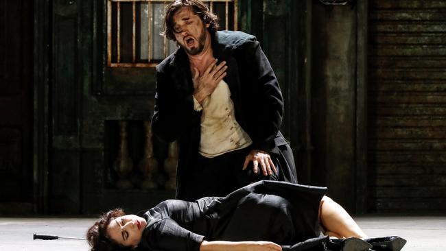 Rinat Shaham as Carmen and Marcelo Puente as Don Jose. Picture: Prudence Upton