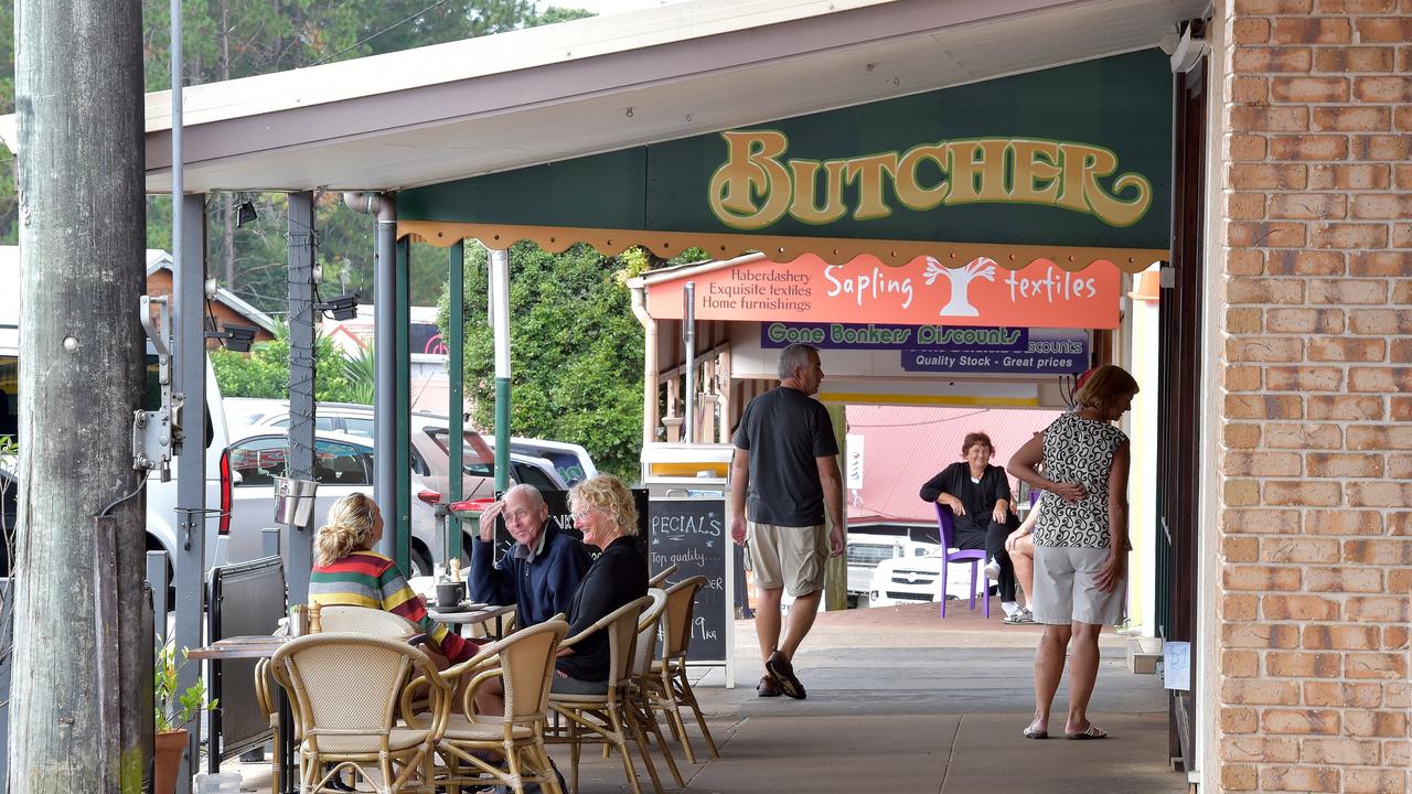 Hinterland towns on the Sunshine Coast, like Maleny, are bouncing back with gusto following the devastation of the coronavirus pandemic. Photo: Warren Lynam