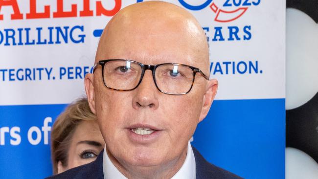 Peter Dutton will not seek to repeal Labor’s ‘same job, same pay’ laws if he wins the election Picture Thomas Lisson / NewsWire