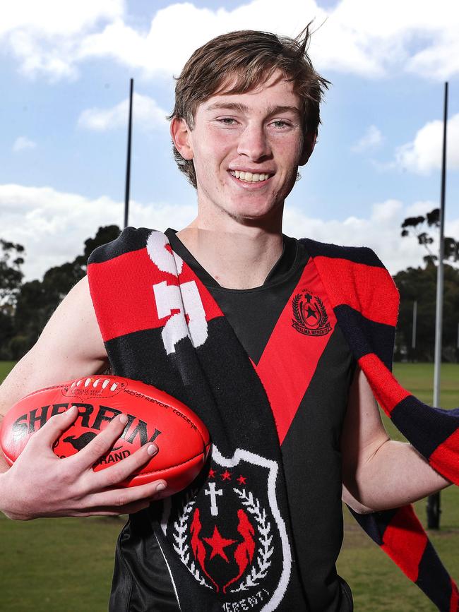 Norwood and Rostrevor player Max Michalanney. Picture: Sarah Reed