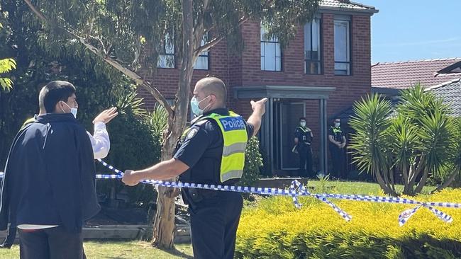 The Narre Warren South home where the violence erupted. Picture: Suzan Delibasic