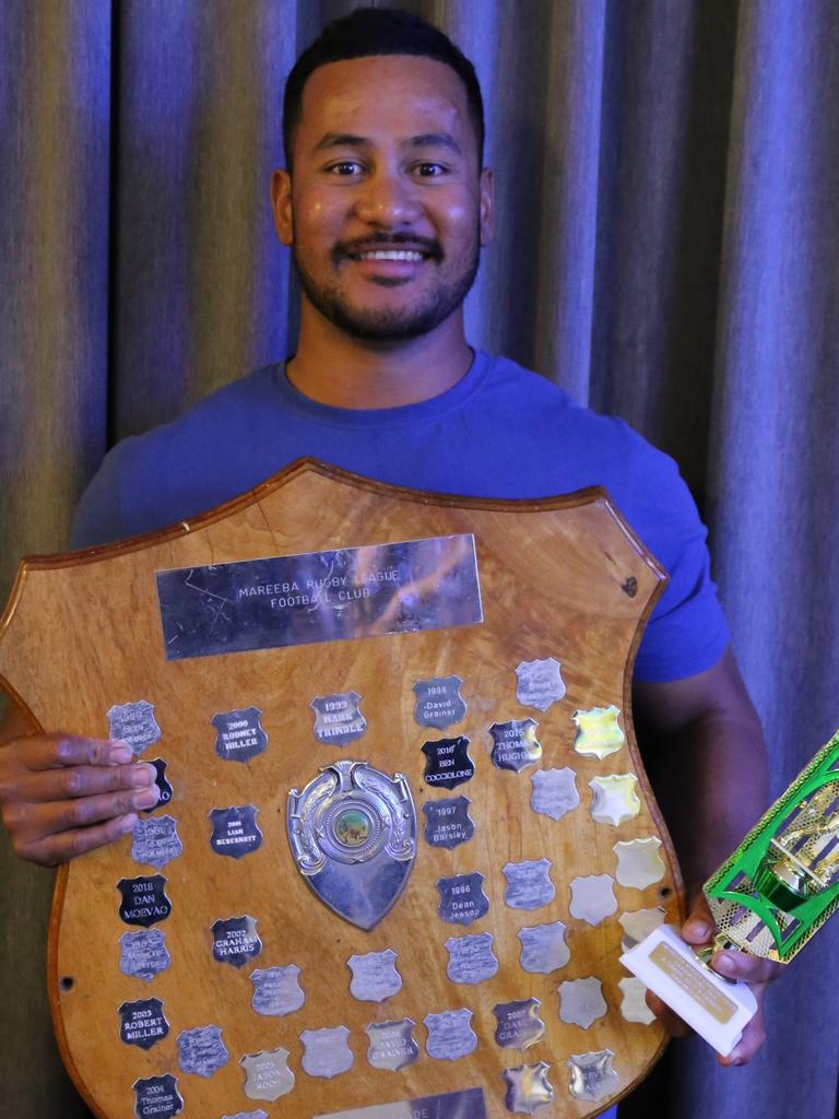 Former Mareeba Gladiators A-grade player Dan Moevao took out the Best and Fairest Award during the 2018 season. Picture: Bronwyn Wheatcroft