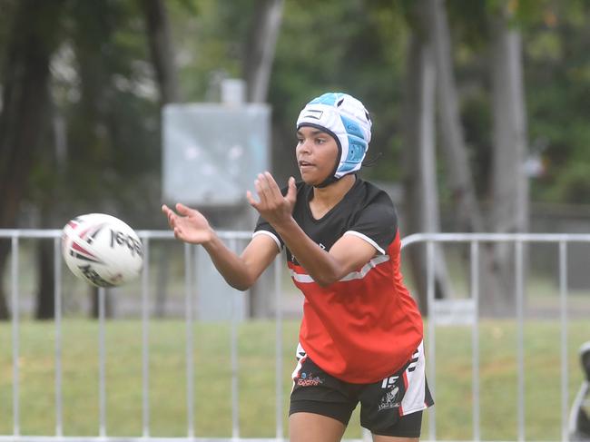 Kirwan State High School hosts St Patrick's College, Mackay, in round 1 of the 2025 Aaron Payne Cup. Senior Girls. Picture: Evan Morgan