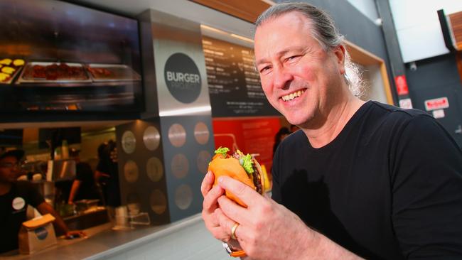 Celebrity chef Neil Perry at the latest addition to his empire, Project Burger in North Ryde.