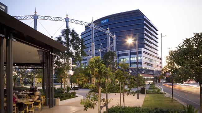 The Bank of Queensland head office in Newstead.