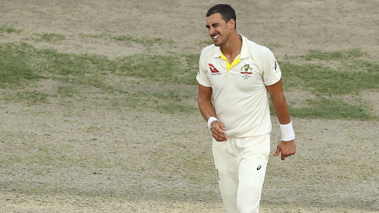 Mitchell Starc is battling tightness in his left hamstring and is set to be managed through the remainder of the second Test against Pakistan.