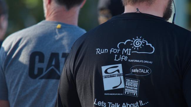 It's about support and the message Run for MI Life. October 17th, 2021 Picture: Marty Strecker