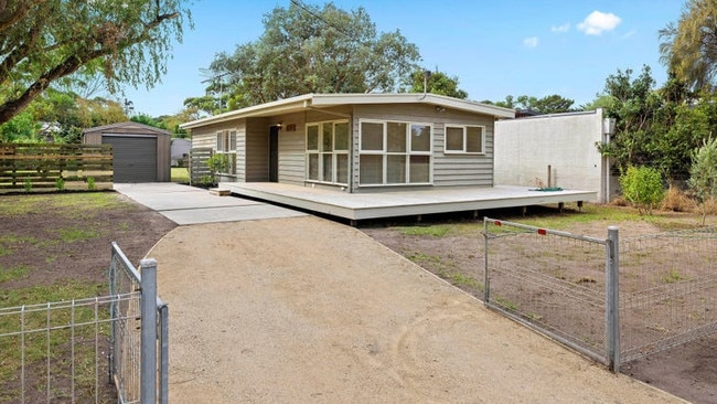 The three-bedroom house at 82 Bass St, Flinders, is for rent for $700 a week.