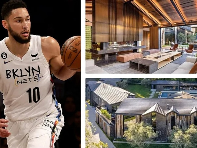 Ben Simmons selling. Picture: Realtor.com / Getty