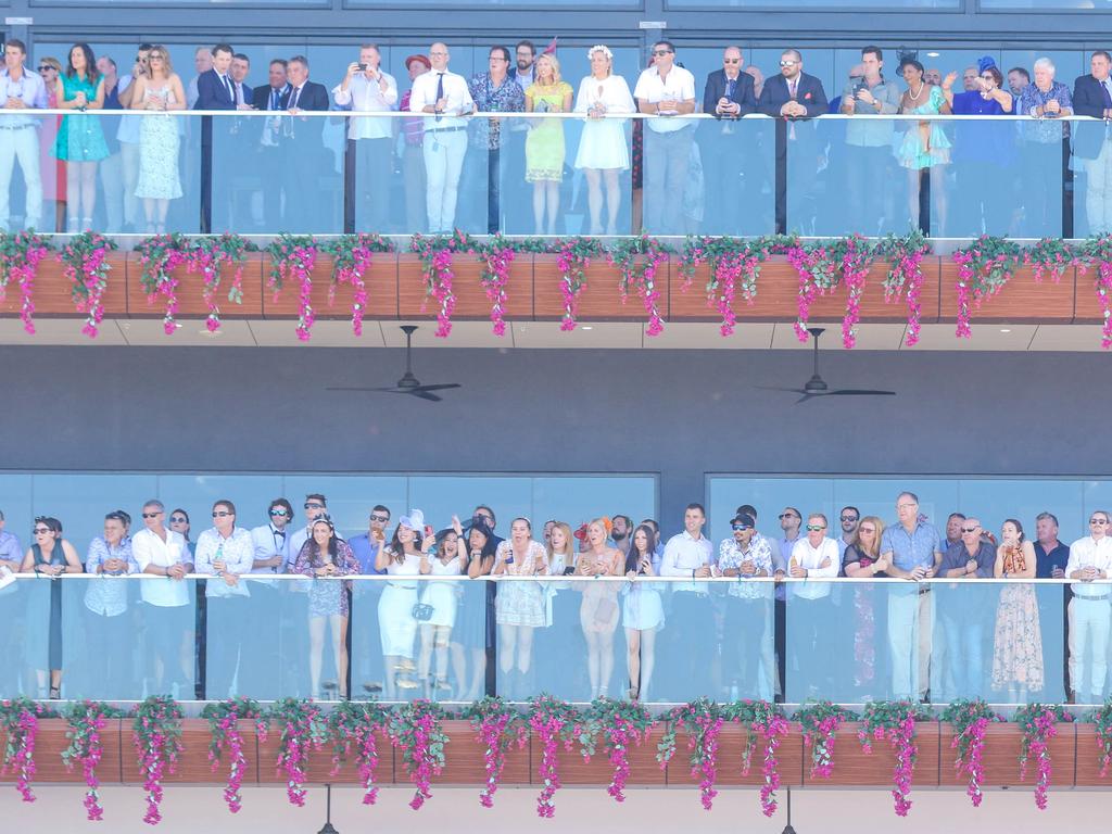 The grandstand at the 2021 Great Northern Darwin Cup. Picture: Glenn Campbell