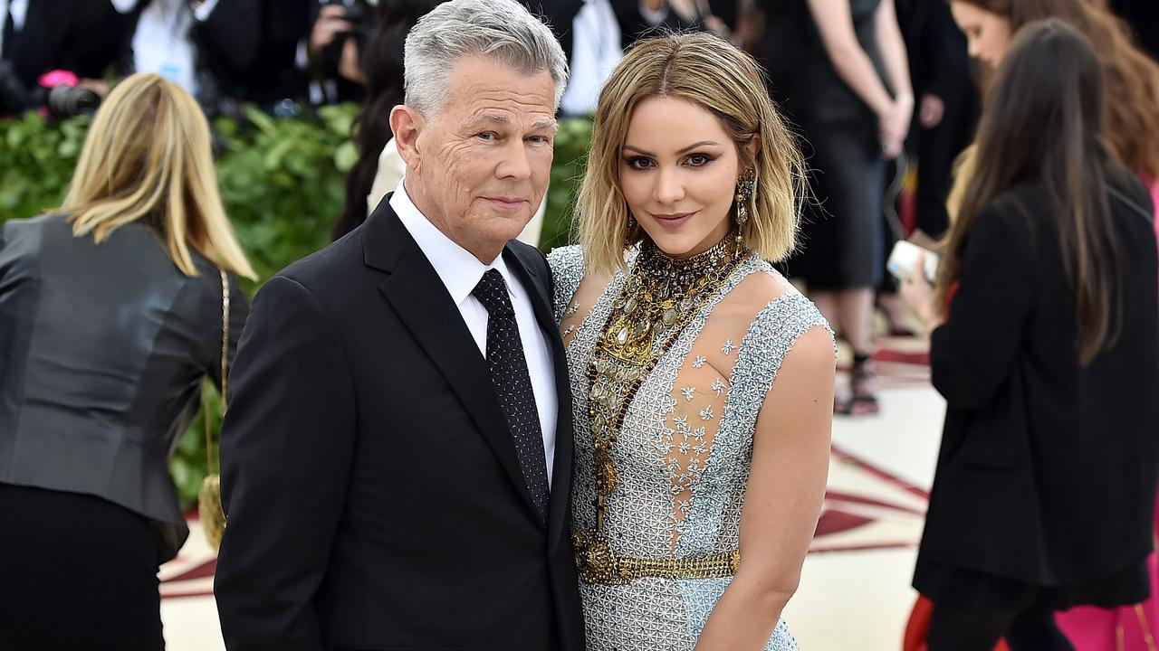 Katharine McPhee and David Foster. Picture: Theo Wargo/Getty