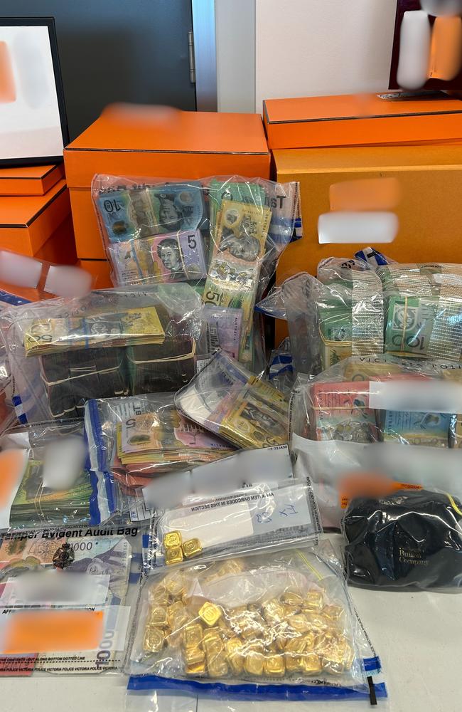 Detectives have seized more than $3m worth of gold while investigating an alleged meth ring. Picture: Victoria Police