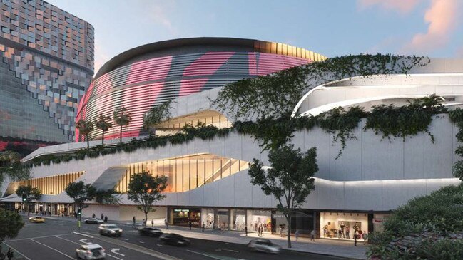 An artist’s conception of the proposed Brisbane Live arena. Picture: Supplied