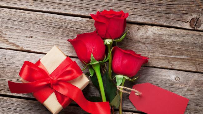 WITH LOVE: Buying roses for Valentine's Day is the perfect way to say I love you.