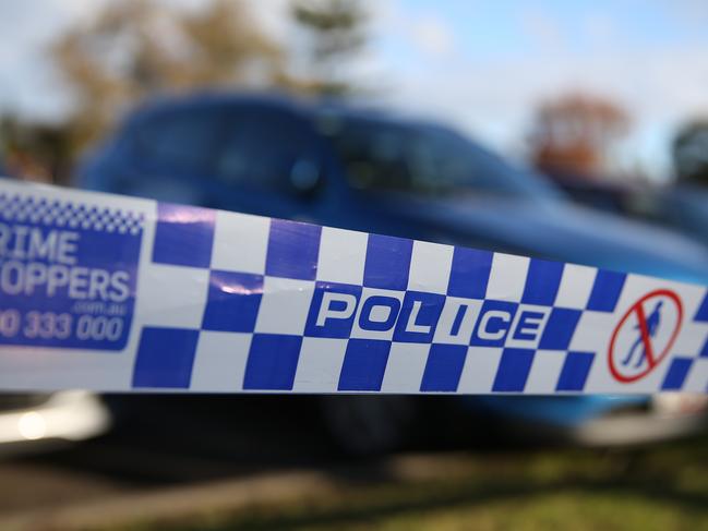 MELBOURNE, AUSTRALIA- NewsWire Photos June 25 2022,  Generic View of Police line tape at a crime scene.Picture: NCA NewsWire /Brendan Beckett
