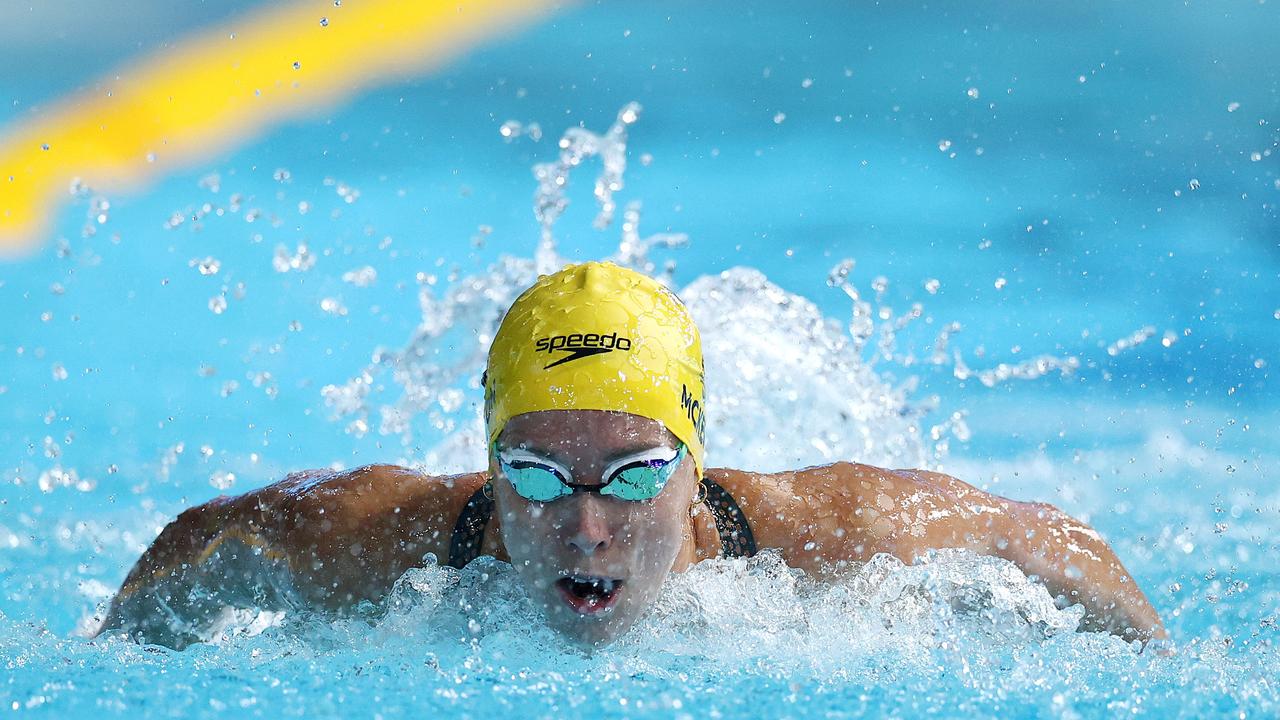 Emma McKeon during her heat swim . Picture: Michael Klein