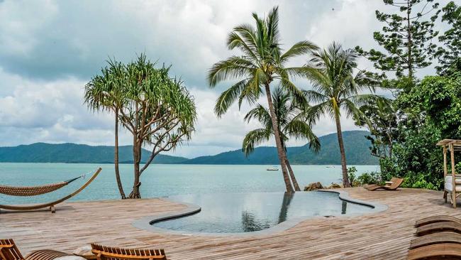 ISLAND PARADISE: The owners of Pumpkin Island's eco retreat are offering are seeking expressions of interest for the sale of their freshly rebuilt Elysian Eco Retreat on Long Island in the Whitsundays. Picture: Contributed