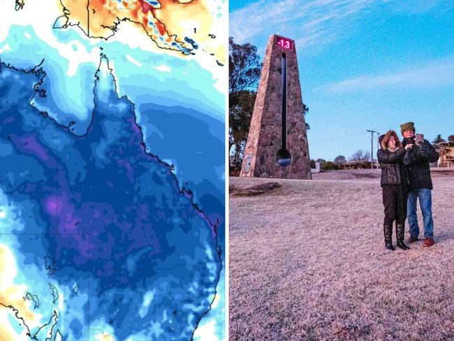 Bitter southerly winds are set to sweep across parts of Queensland, forcing temperatures to feel much colder than they are, multiple weather outlets have warned.