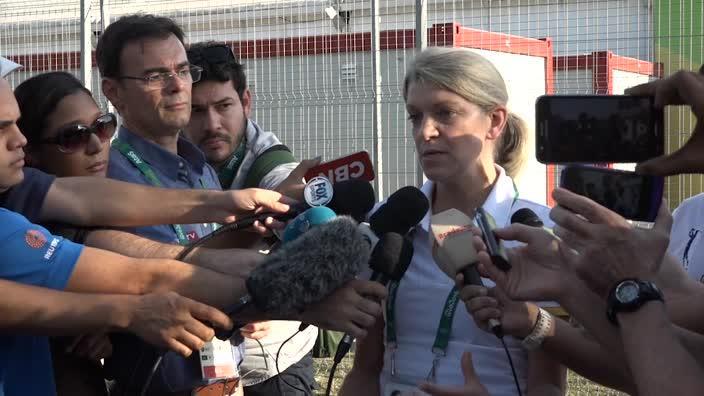 Kitty Chiller press conference in rio