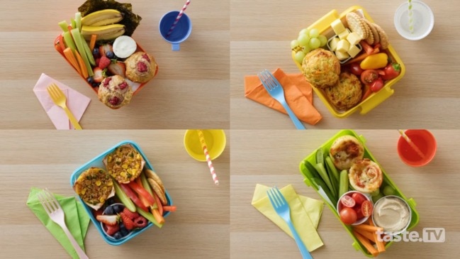 Four easy lunch box muffins