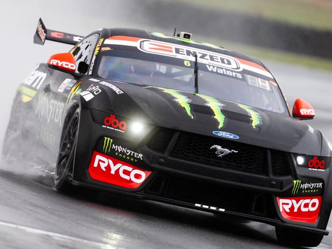 LAUNCESTON, AUSTRALIA - AUGUST 17: Cameron Waters driver of the #6 Monster Castrol Racing Ford Mustang GT during the Ned Whisky Tasmania Supersprint, part of the 2024 Supercars Championship Series at Symmons Plains Raceway, on August 17, 2024 in Launceston, Australia. (Photo by Daniel Kalisz/Getty Images)