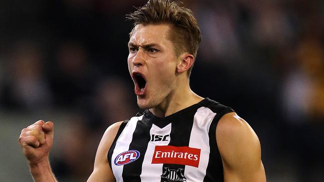 Darcy Moore will play a key role for Collingwood this year. Picture: Michael Klein