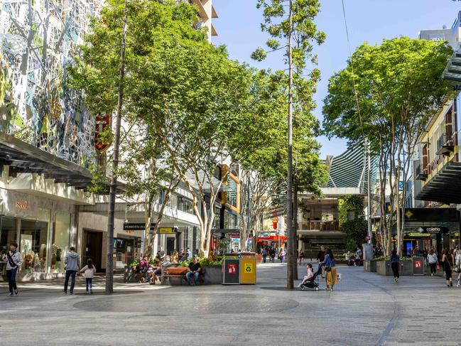 General photograph of Queen Street Mall, Saturday, May 2, 2020 - Picture: Richard Walker