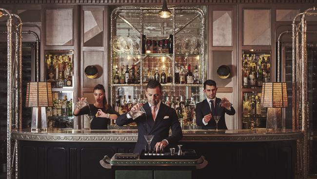 The staff at Connaught Bar.