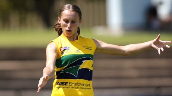 Woodville-West Torrens SANFLW star Shineah Goody. Picture: Cory Sutton (SANFL)