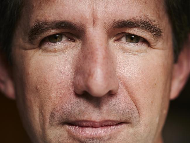 05/05/2021 Finance Minister Simon Birmingham in Parliament House, Canberra. Rohan Thomson/The Australian