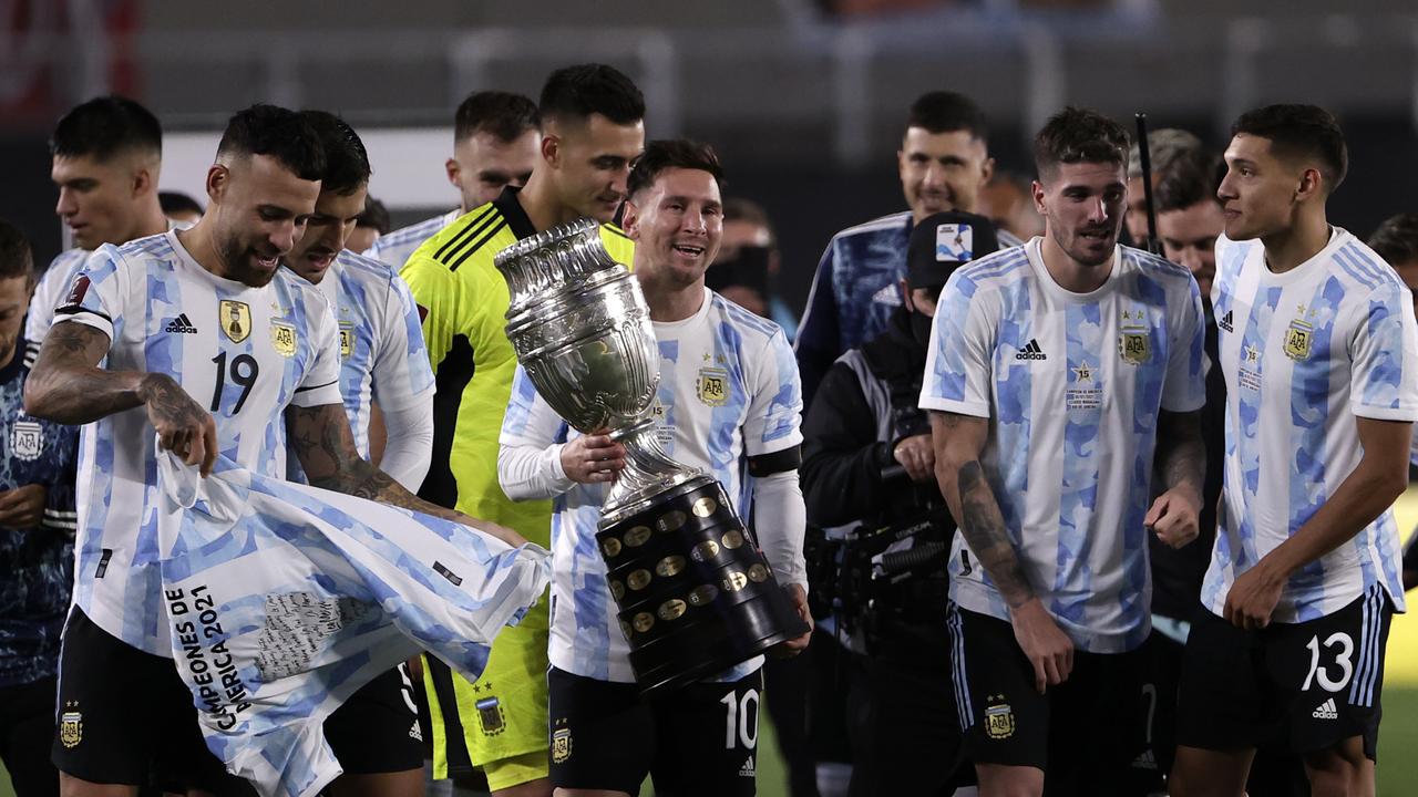 Buenos Aires, Argentina - 14 Oct 2021, Lionel Messi seen during the FIFA  World Cup Qatar 2022 Qualifiers match between Argentina and Peru at El  Monumental. Final score; Argentina 1:0 Peru. (Photo