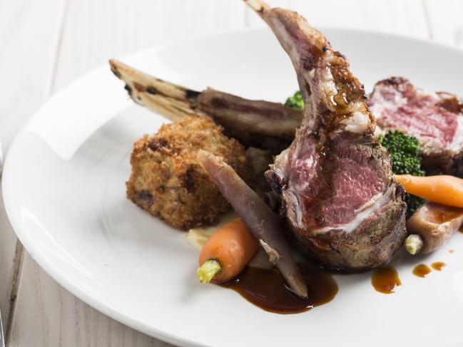 Roast lamb from Abode Bistro in Darling Harbour for paddock to plate story in