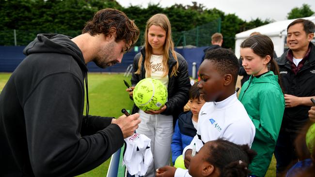 Jordan Thompson enjoyed an excellent start to his grass-court season at Surbiton. Picture: Getty Images