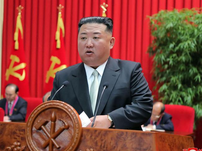 North Korean leader Kim Jong-un. Picture: KCNA VIA KNS / AFP