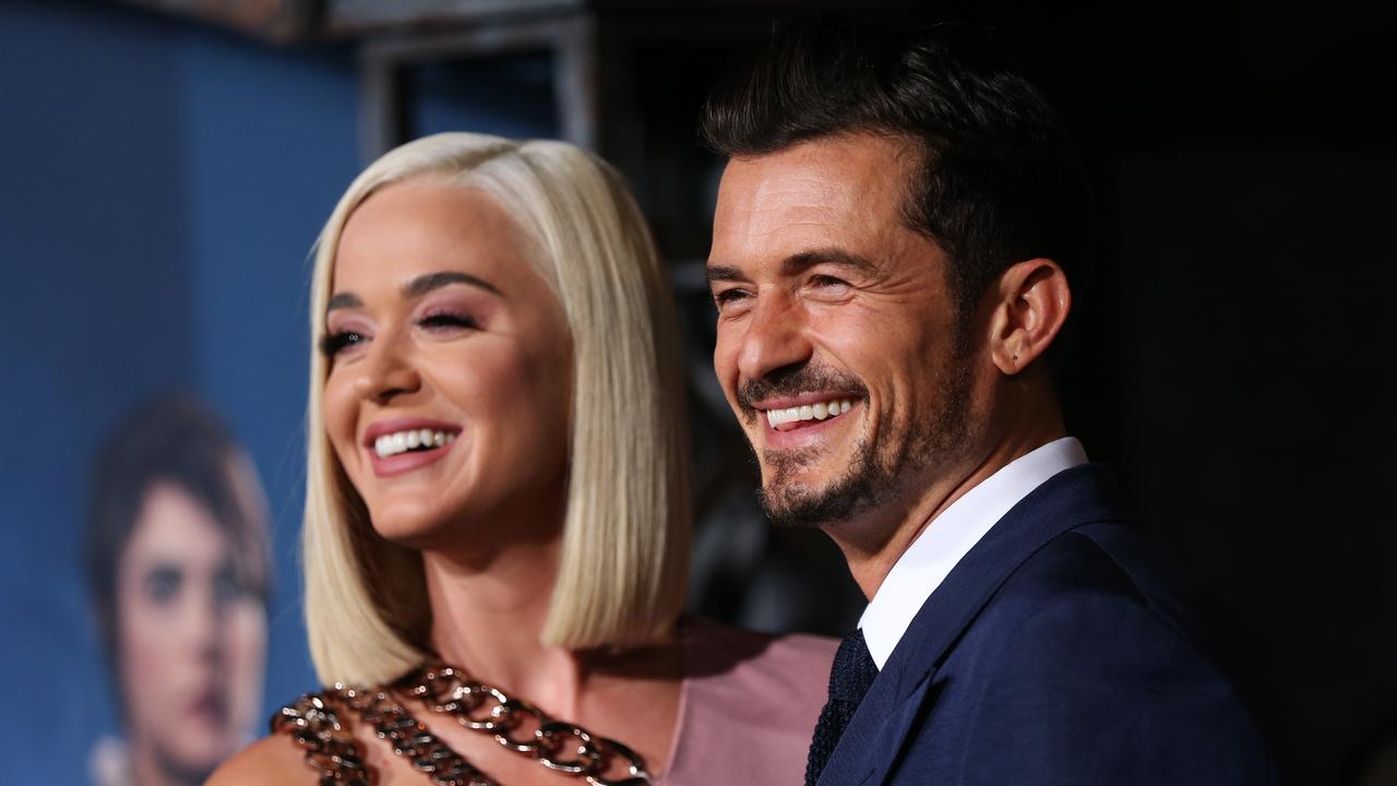 Katy Perry and fiance Orlando Bloom. Picture: Getty