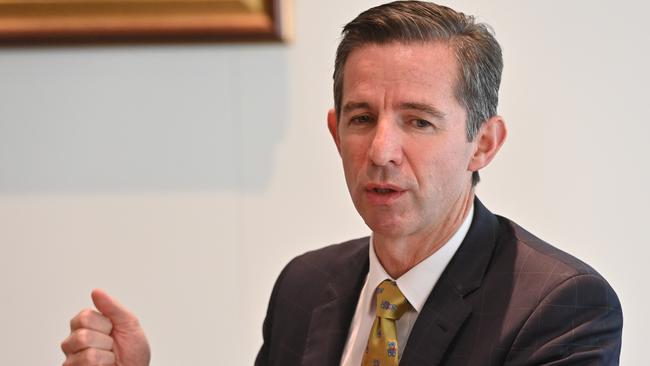 Finance Minister Simon Birmingham wants South Australia at the forefront of any space program. Picture: Keryn Stevens