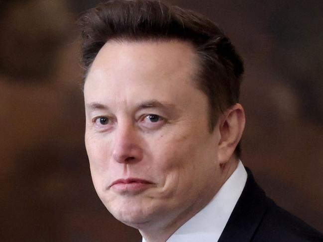 Elon Musk attends the presidential inauguration of Donald Trump at the Rotunda of the U.S. Capitol in Washington, U.S., January 20, 2025. (Photo by KEVIN LAMARQUE / POOL / AFP)