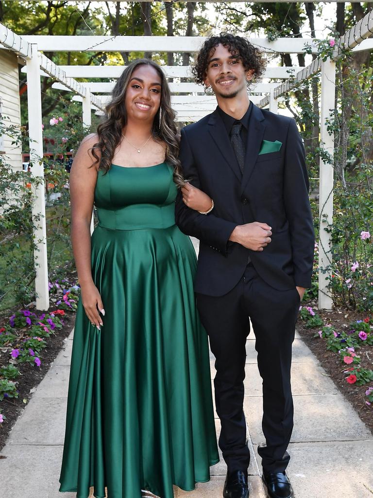 Noami Buchanan and Kenny Freeman at Glennie School Formal. Picture: Patrick Woods.