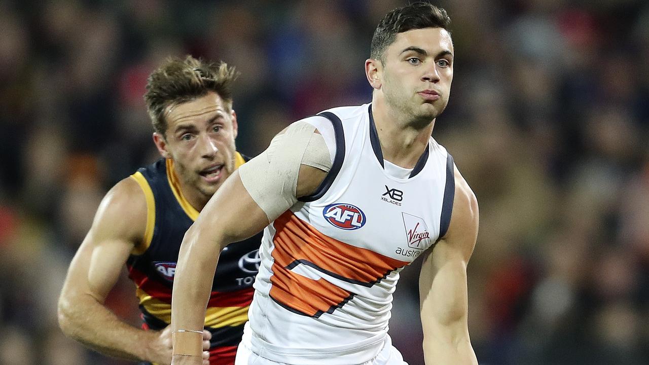 Tim Taranto says the Giants aren’t worried about the top four. Picture: Sarah Reed