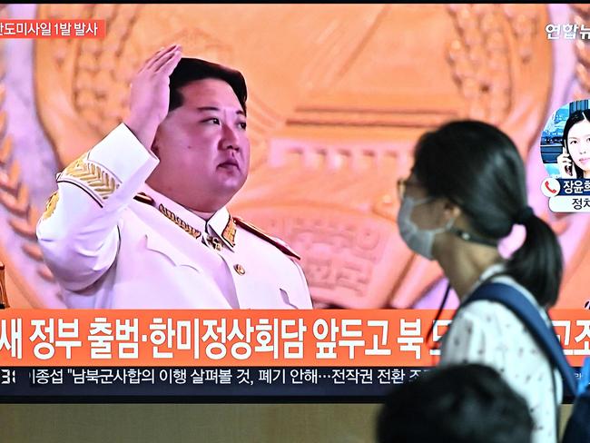 North Korean leader Kim Jong-un has vowed to eliminate the virus. Picture: AFP