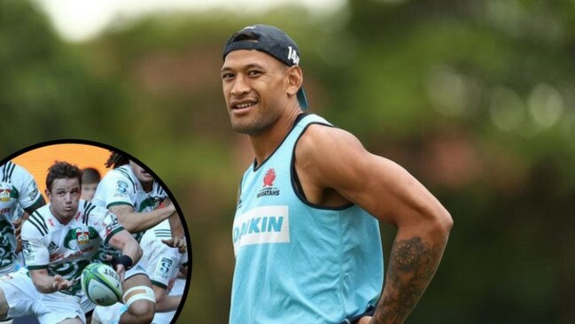 Israel Folau will come face-to-face with one of his biggest detractors.