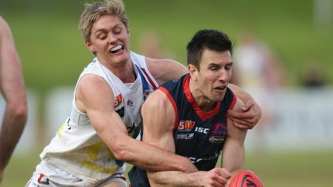 Norwood's Matthew Panos has been ruled of the clash against South Adelaide. Picture: Dean Martin/AAP