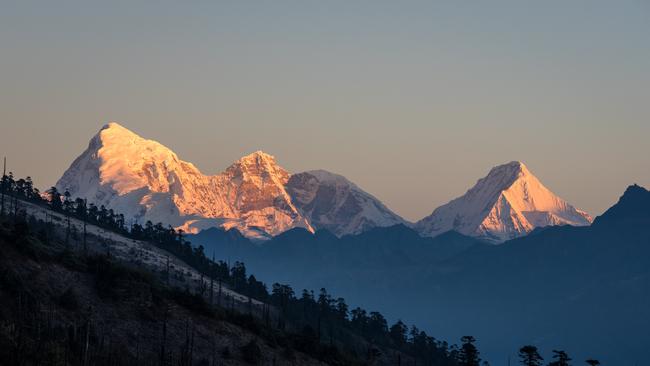 The Himalayas from Bhutan.