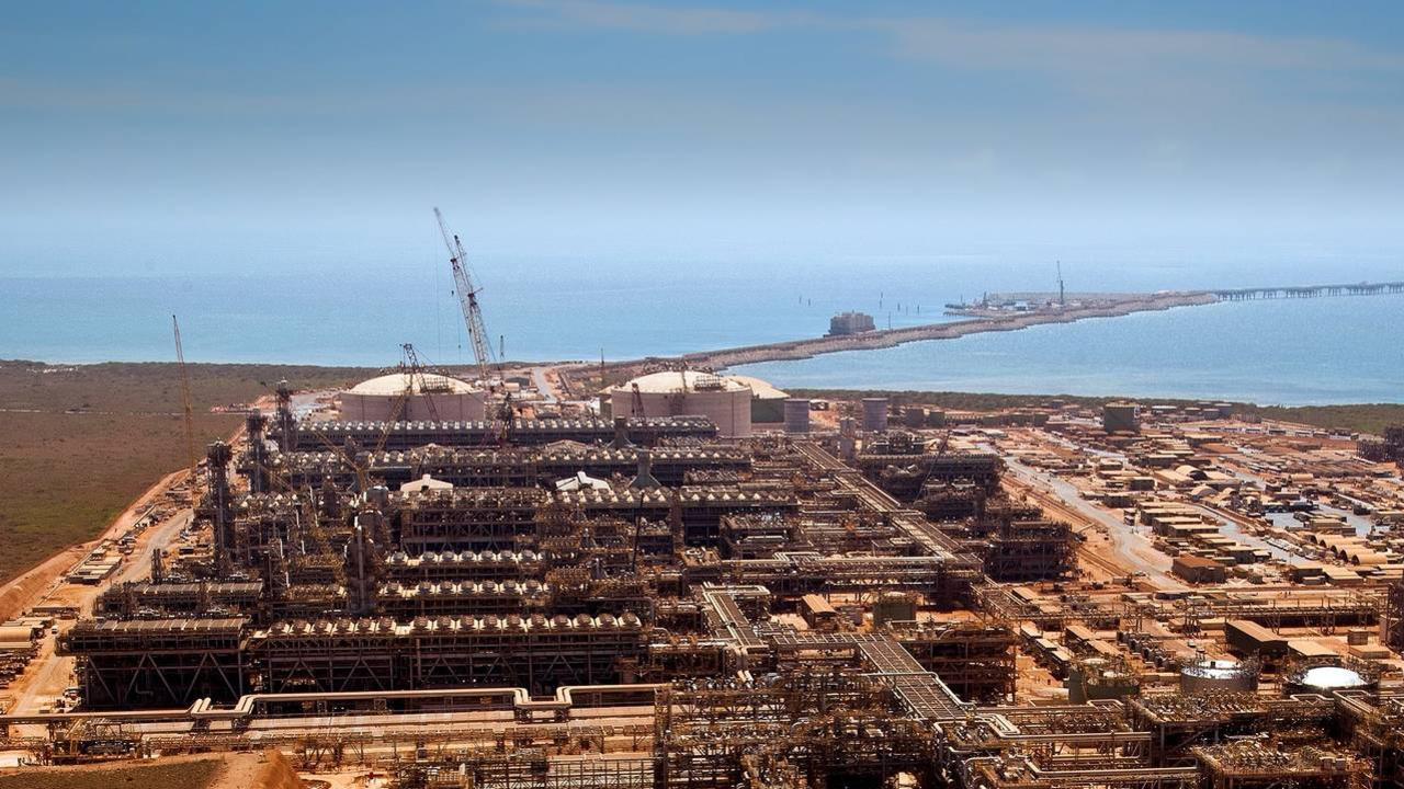 Pictured is Chevron's Gorgon LNG project located in Western Australia. The Federal Government will pour $52.9 million into increasing Australia’s LNG supply, in a bid to drive down electricity prices. Picture: Reuters