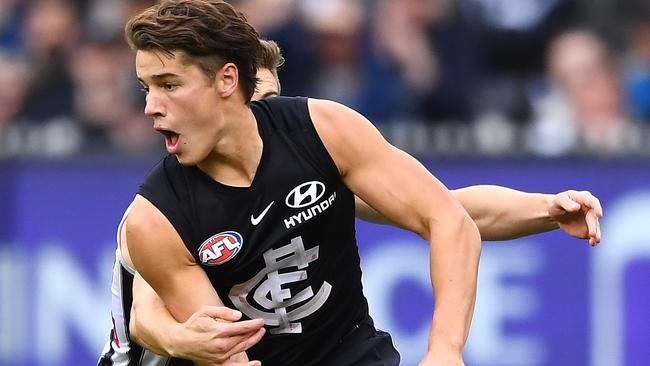 Liam Stocker has given Carlton supporters a taste of his mouthwatering potential. Picture: Getty Images