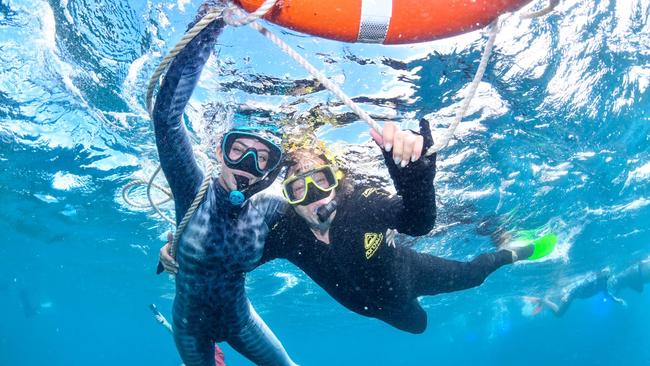 A 25-year-old diving enthusiast from Far North Queensland, who works as a snorkelling guide for a family-owned tour company on the Great Barrier Reef, has won this year’s prestigious title of Miss Scuba Australia. Picture: Sandie Callahan.