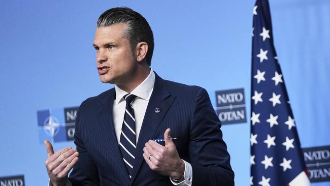 Defence Secretary Pete Hegseth. Picture: AP /Virginia Mayo