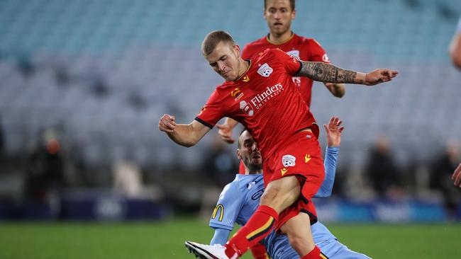 Riley McGree took out Adelaide United’s best and fairest. Picture: Mark Kolbe/Getty Images.