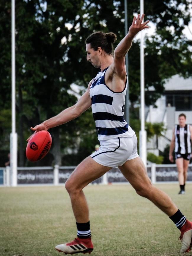 Broadbeach Cats player Jordan Moncrieff. Picture credit: Brooke Sleep Photography.